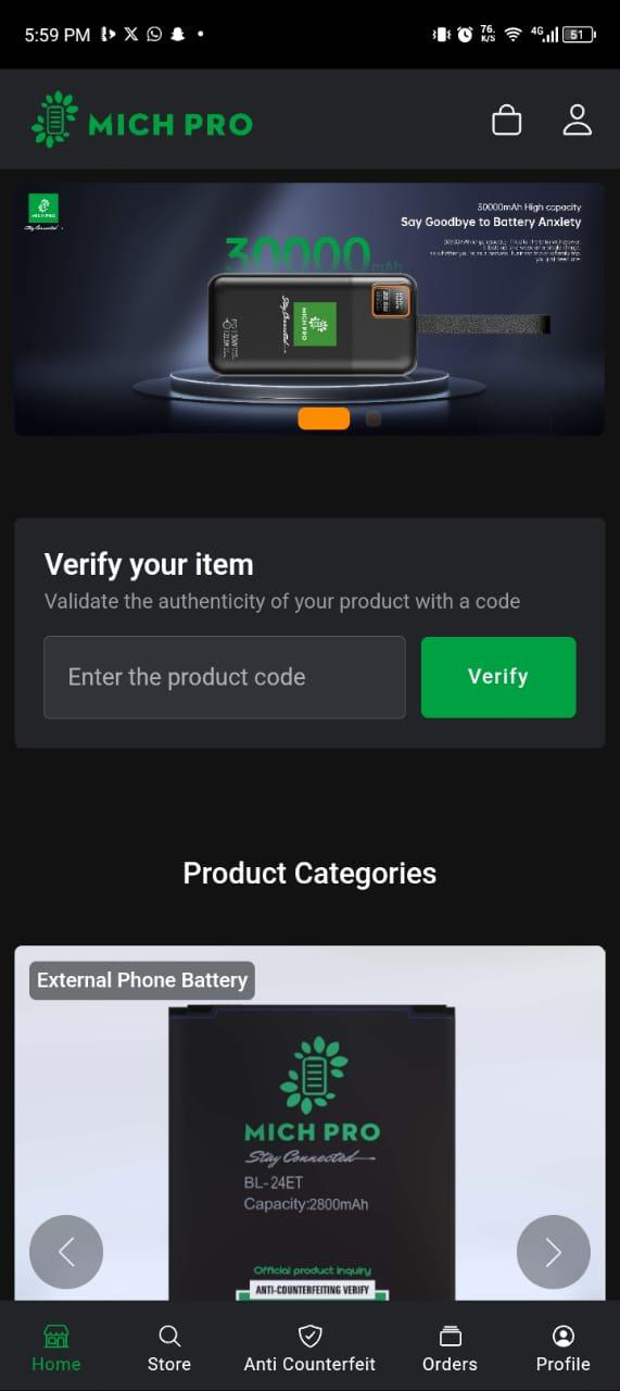 MichPro mobile